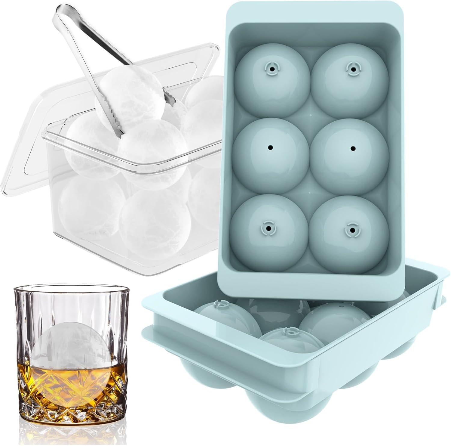 Coaster Mold Round - Large Round Ice Cube Trays for