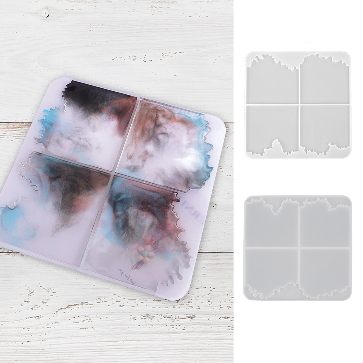 Resin Ocean Wave Mold - 1Pcs Premium Silicone Ocean Wave Mold