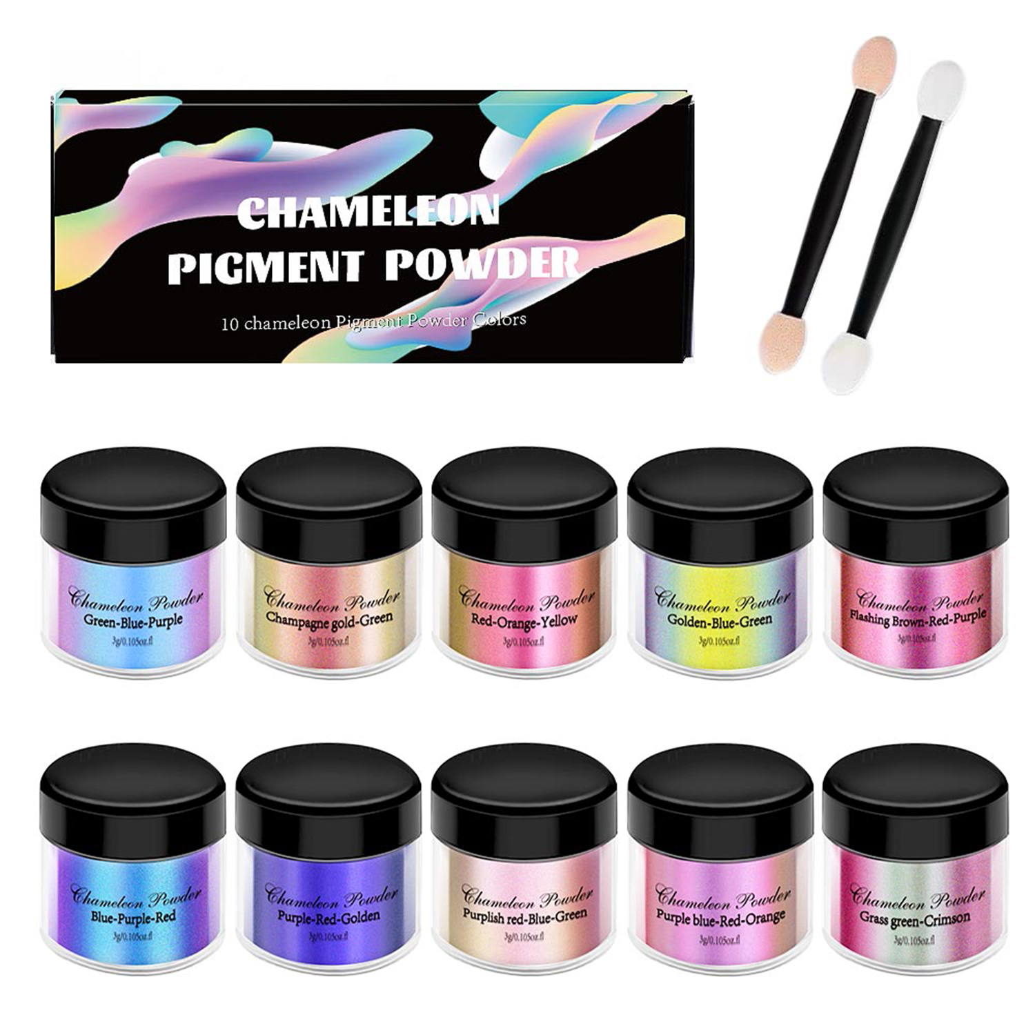 10/20pcs Mirror Chameleons Pig – Resin Pigment Set recenzja i cena