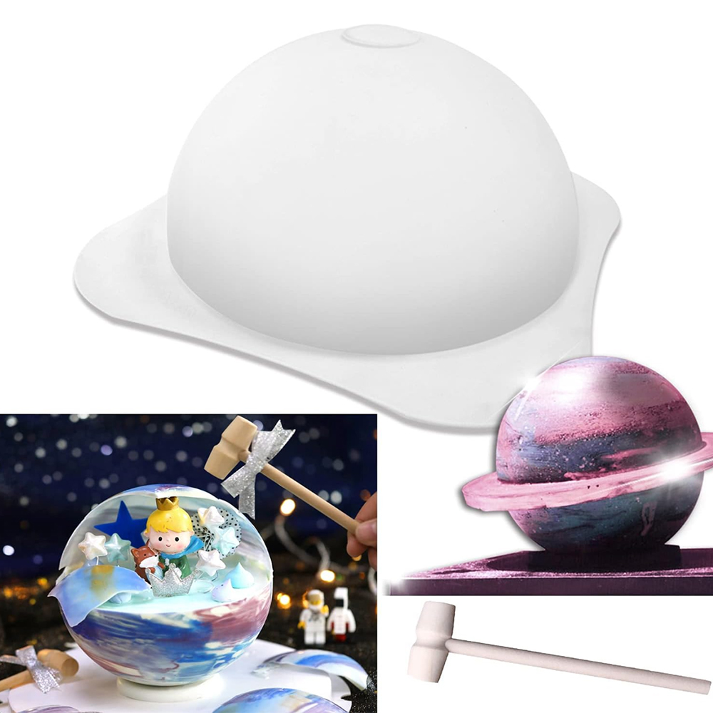 1/3pcs Large Silicone Hemisphe – Coaster Mold Round recenzja i cena