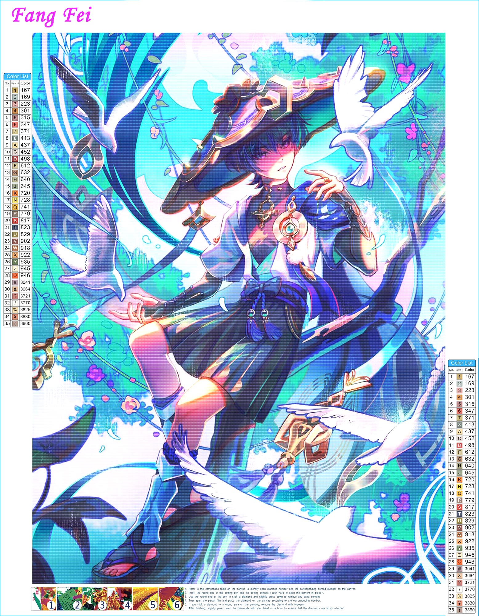 Anime Genshin Impact Full Dril – Resin Craft Genshin recenzja i cena
