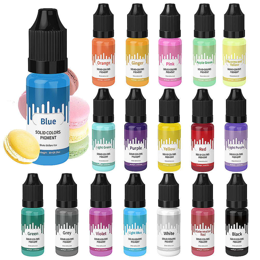 18Colors 10ml Macaron Solid Pa – Resin Pigment Set recenzja i cena