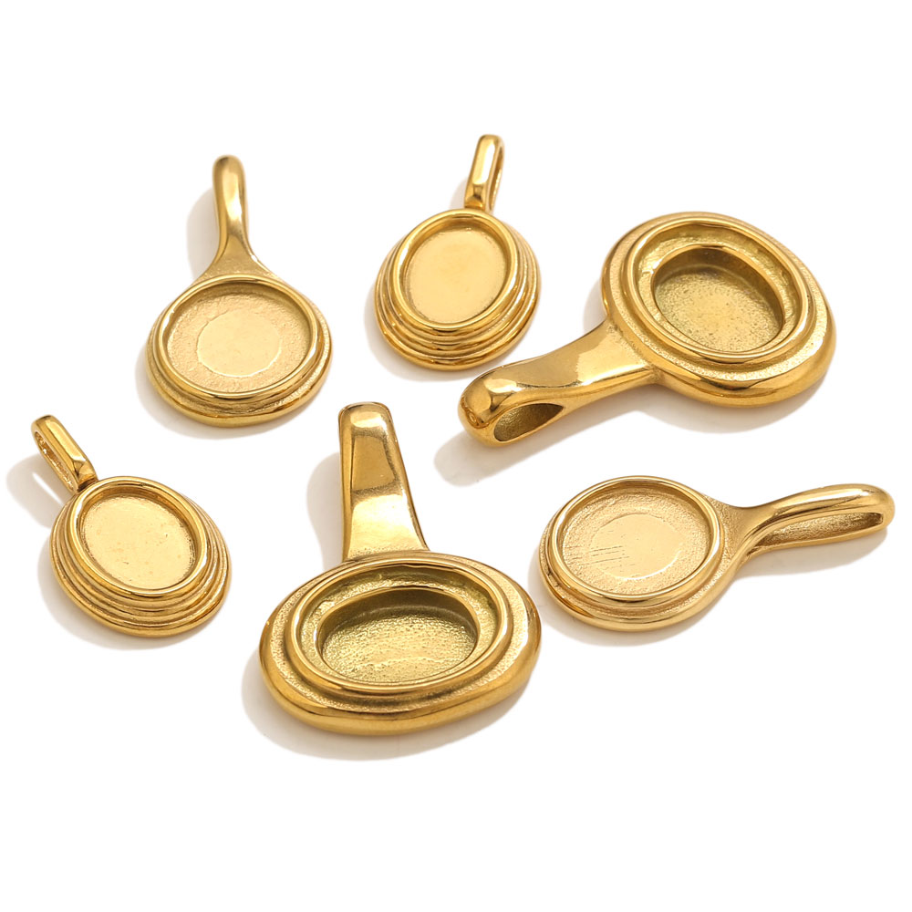5pcs Stainless Steel Round Ova – Resin Crafts recenzja i cena