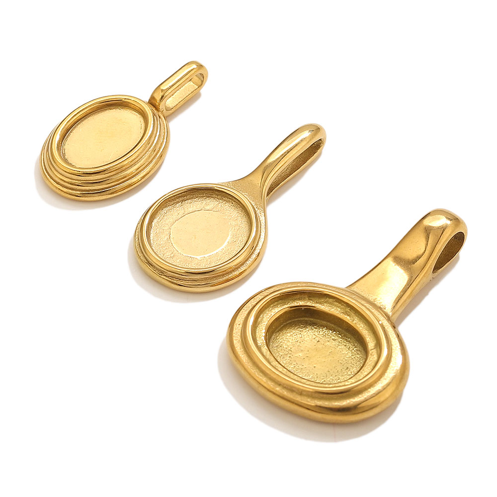 5pcs Stainless Steel Round Ova – Resin Crafts recenzja i cena