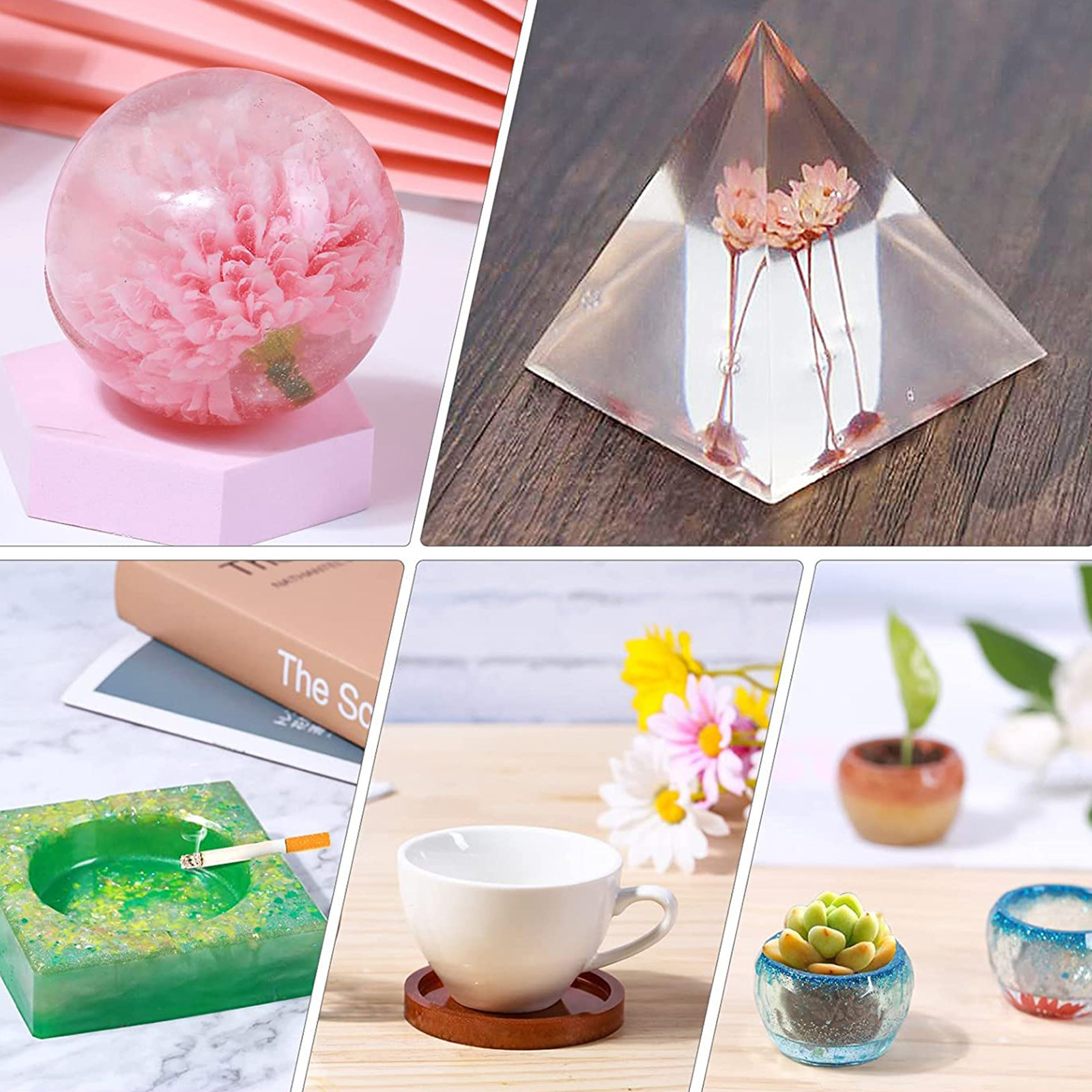 2Sets Clear Epoxy Resin Glue K – Resin Jewelry Kit recenzja i cena