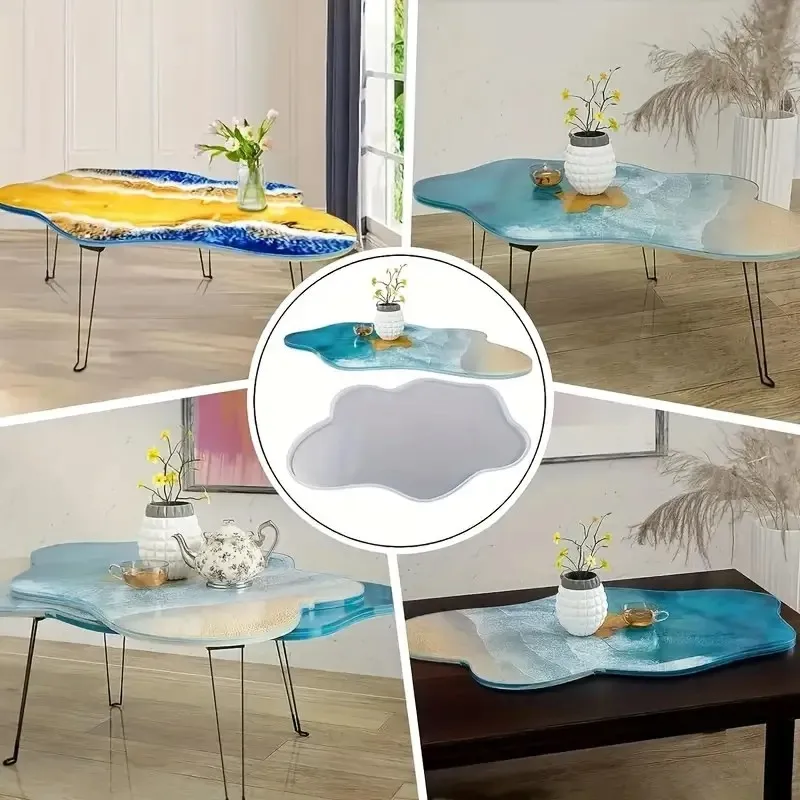 2026-Large 61cm Irregular tray – Resin Ocean Wave Mold recenzja i cena