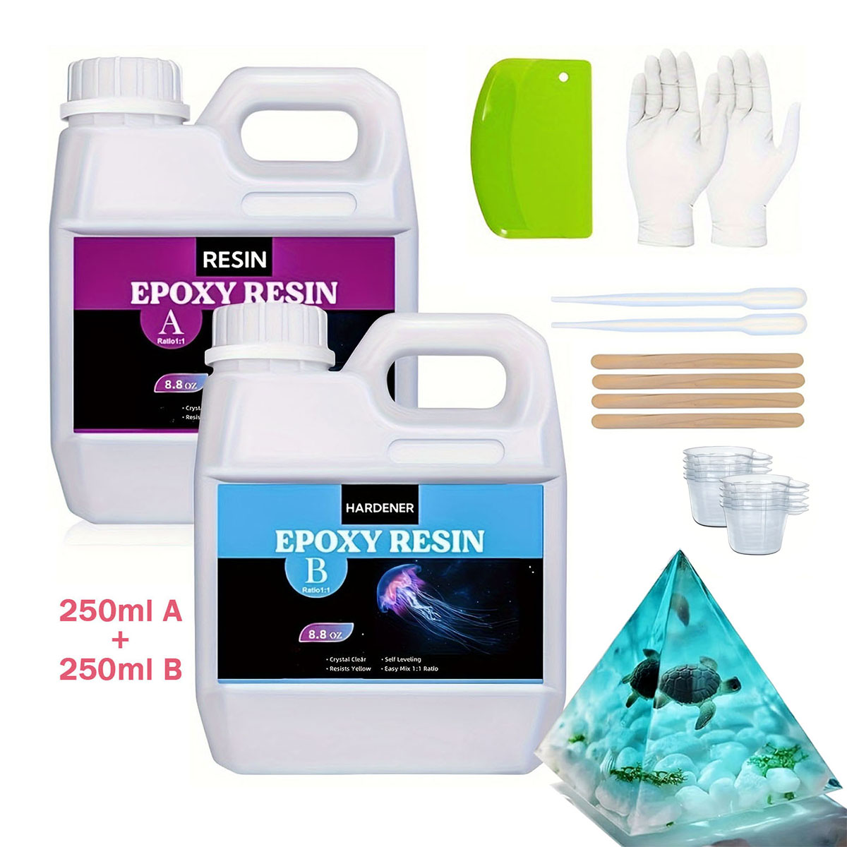 125ml/250ml Crystal Clear Cast – Resin Jewelry Kit recenzja i cena