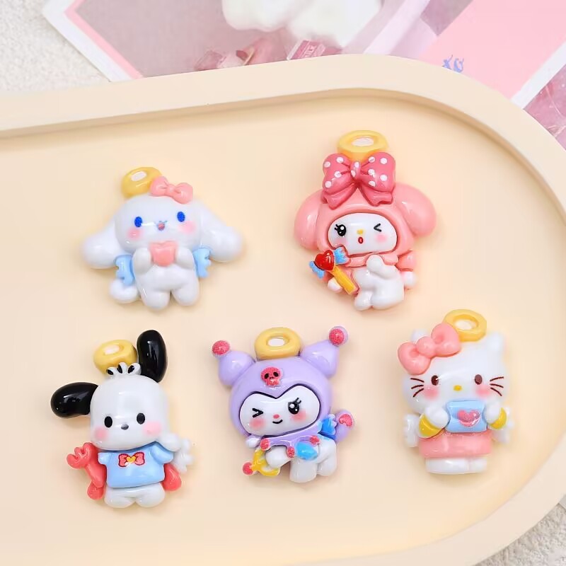20PCS Resin Cartoon Angel DIY  – Resin Craft Ideas recenzja i cena