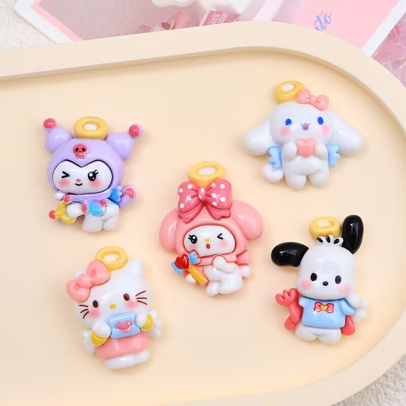 20PCS Resin Cartoon Angel DIY  – Resin Craft Ideas recenzja i cena