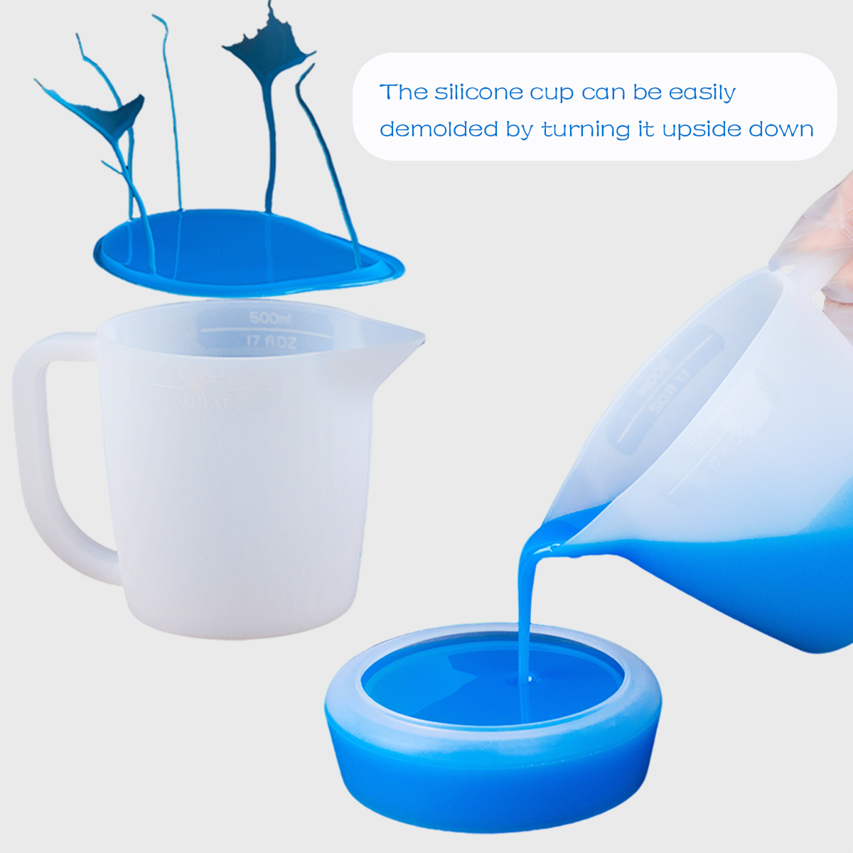 500ML Silicone Measuring Cup w – Mixing Cup Silicone recenzja i cena