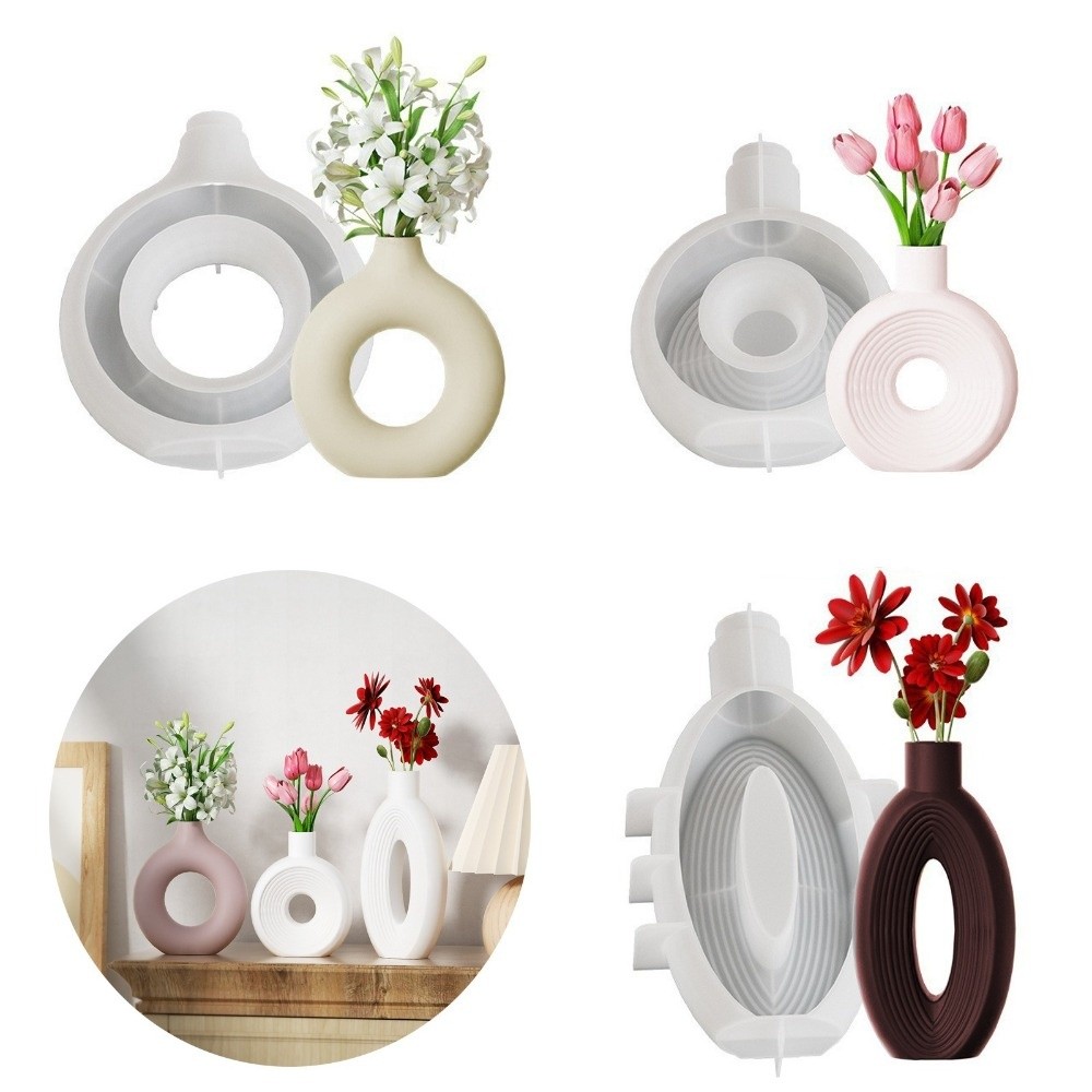 Oval Stripe Silicone Vase Mold – Resin Craft Workshop recenzja i cena