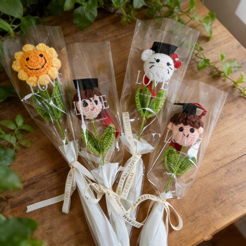 Artificial Flower Knitted Sunf – Dried Flower Bulk recenzja i cena