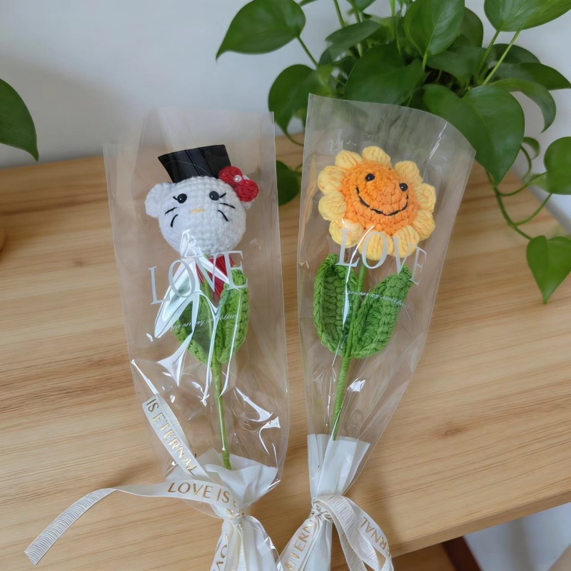 Artificial Flower Knitted Sunf – Dried Flower Bulk recenzja i cena
