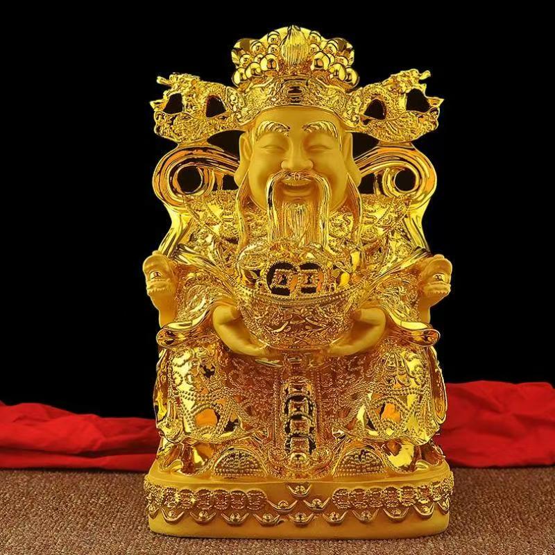 Feng Shui Gold God of Wealth L – Resin Crafts recenzja i cena