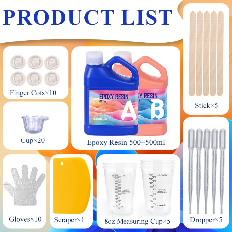 Easy Mixing Epoxy Resin Kit Cr – Resin Jewelry Kit recenzja i cena