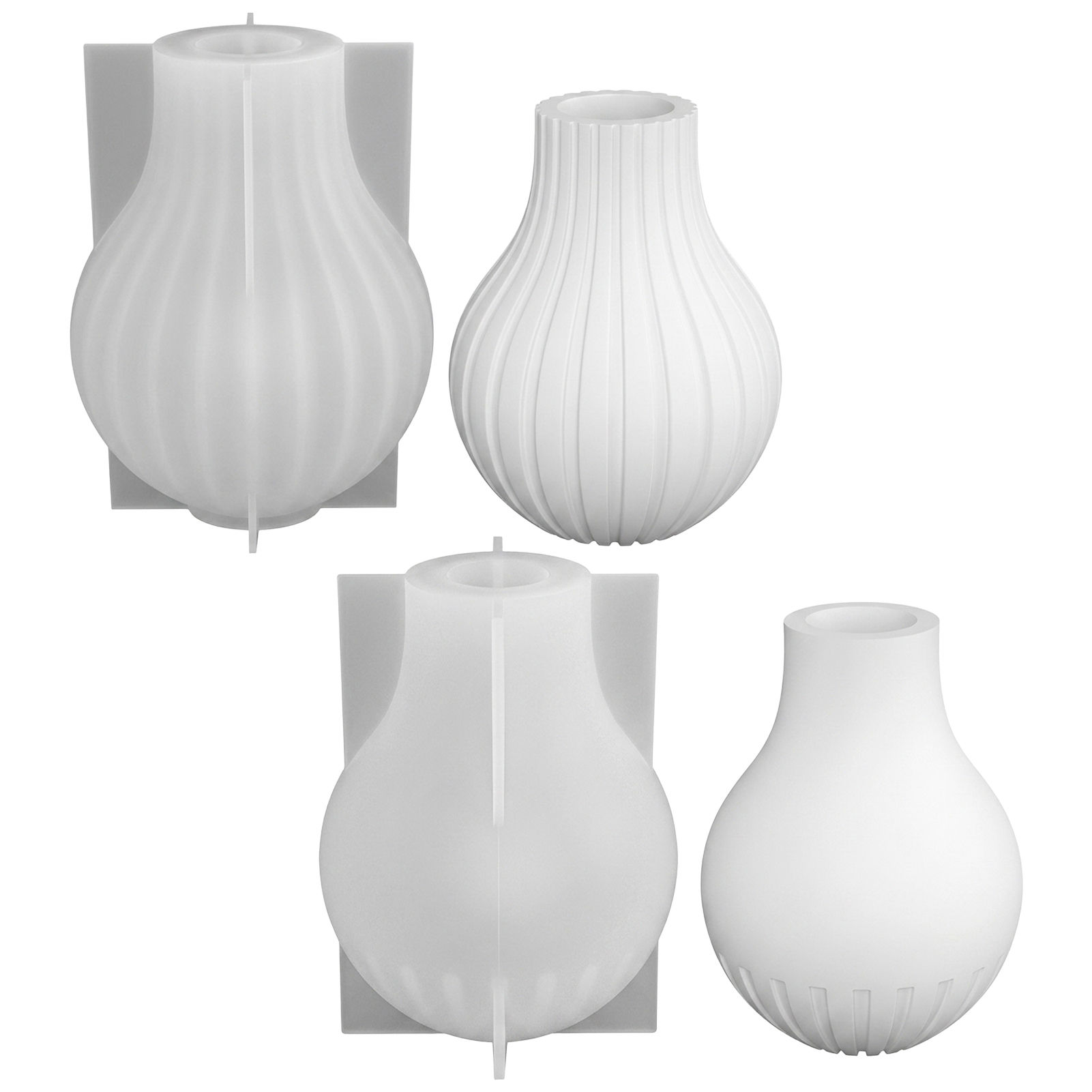 Silicone Vase Mold with Stripe – Resin Craft Ideas recenzja i cena