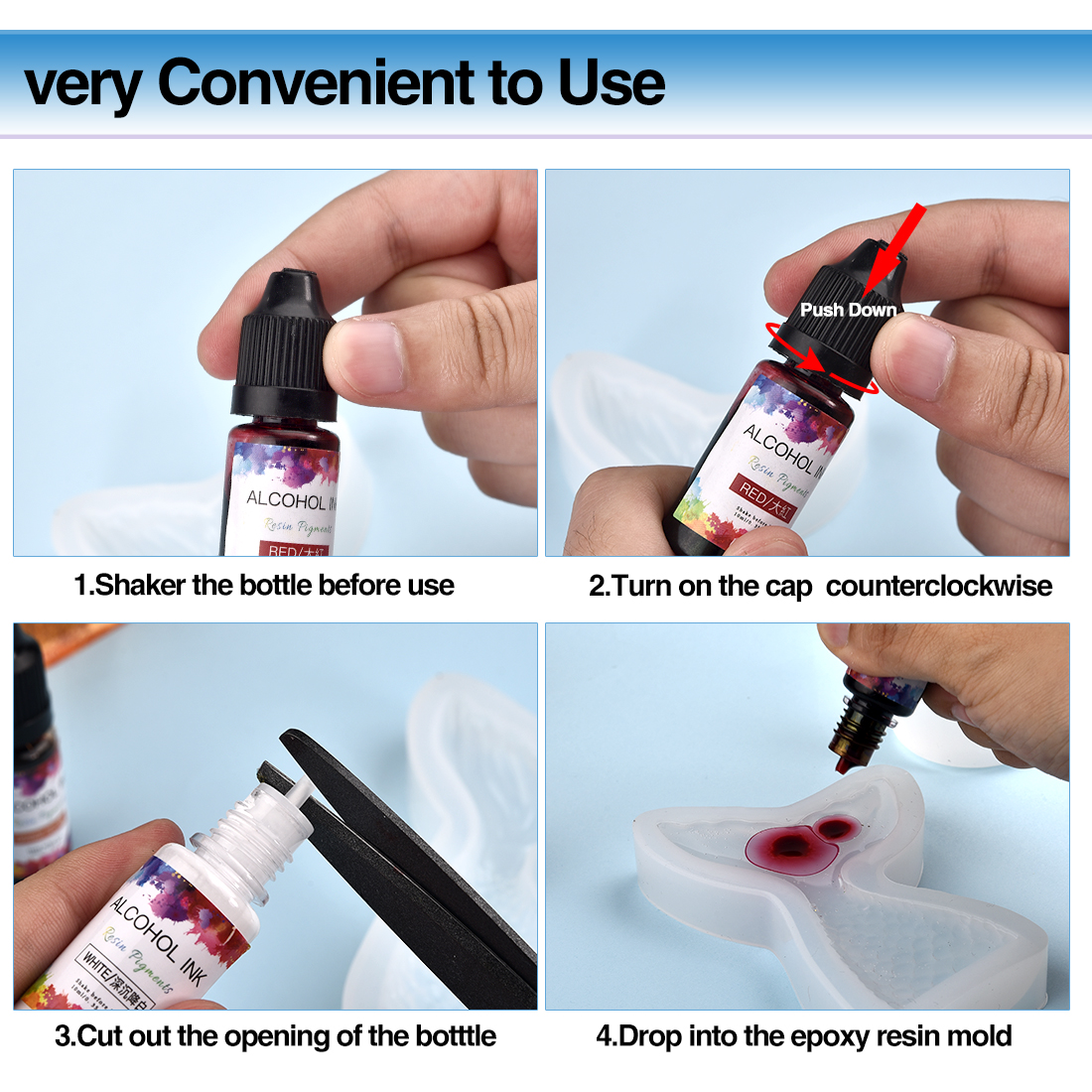 10ML Art Ink Alcohol Resin Pig – Resin Dye Alcohol recenzja i cena