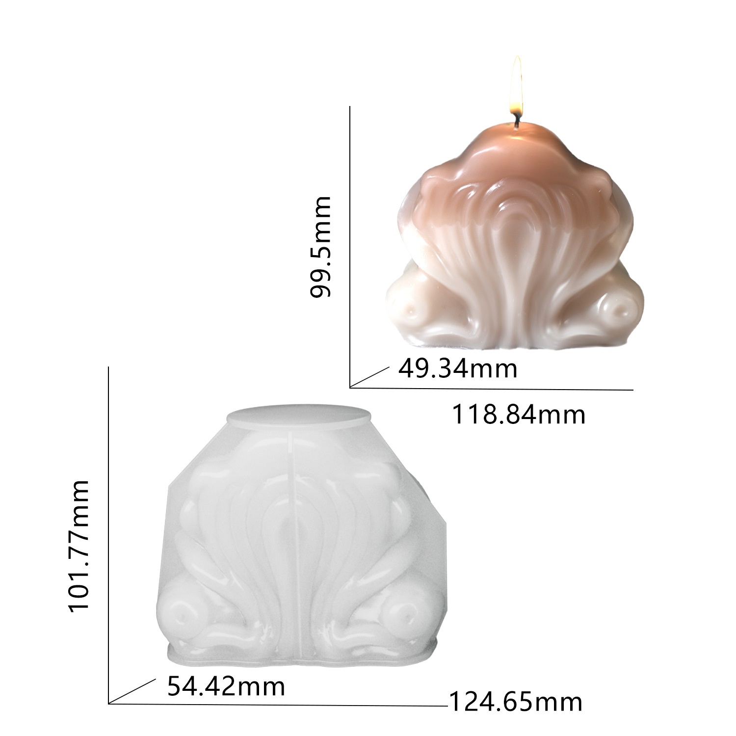 Ocean Shell Candle Silicone Mo – Resin Ocean Wave Mold recenzja i cena