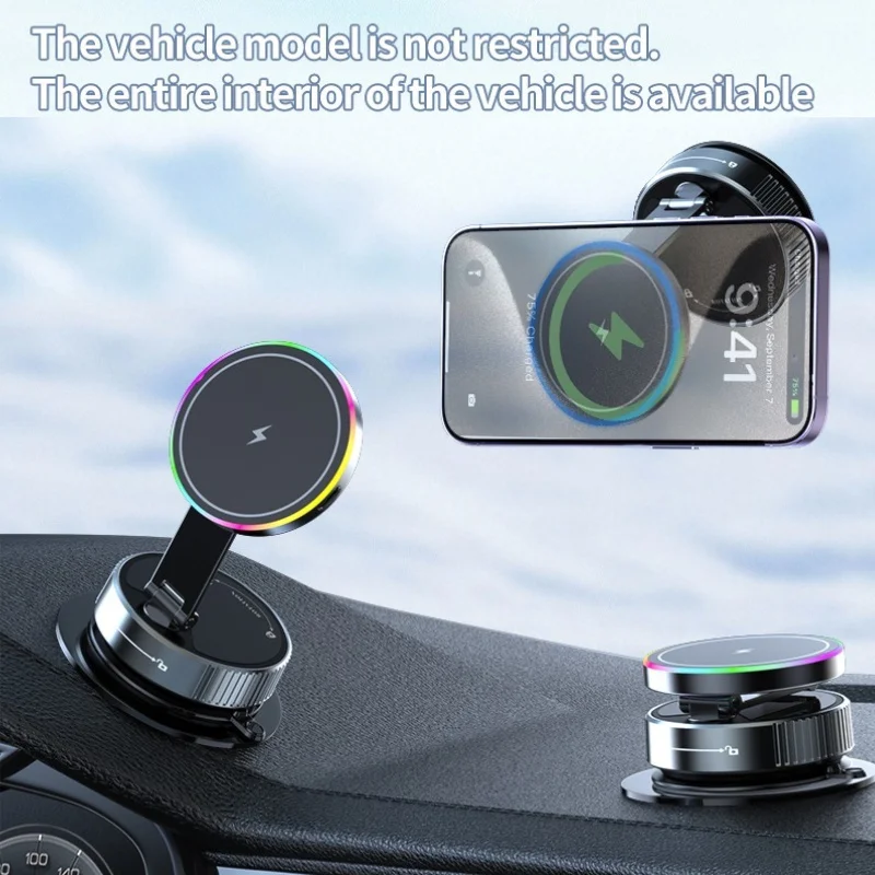 15W Wireless Car Charger Phone – Vacuum Chamber Small recenzja i cena