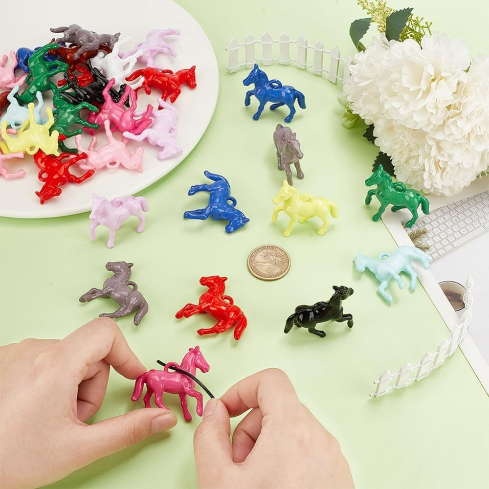 48pcs Opaque Acrylic Pendants  – Resin Crafts recenzja i cena