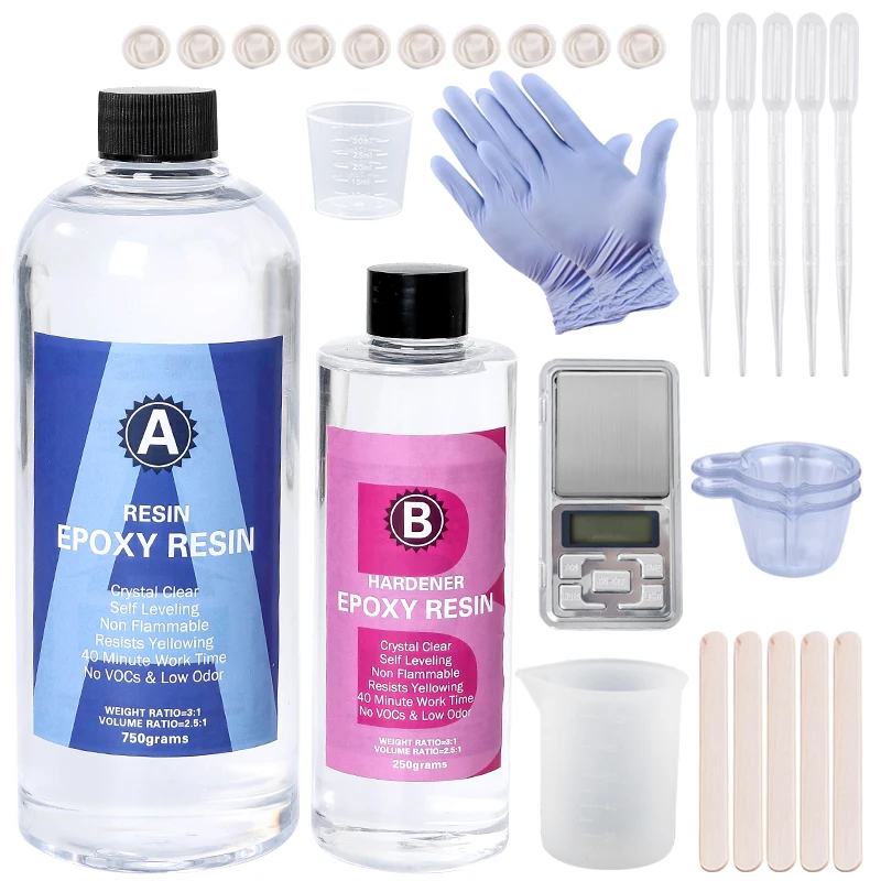 Epoxy Resin Kit Crystal Clear  – Mixing Cup Silicone recenzja i cena