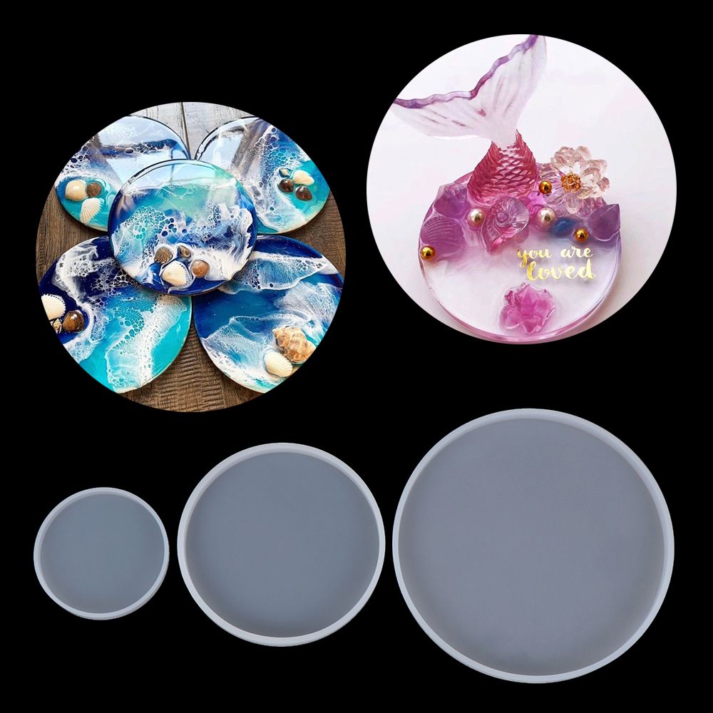 DIY Craft Silicone Fluid Arts  – Coaster Mold Round recenzja i cena
