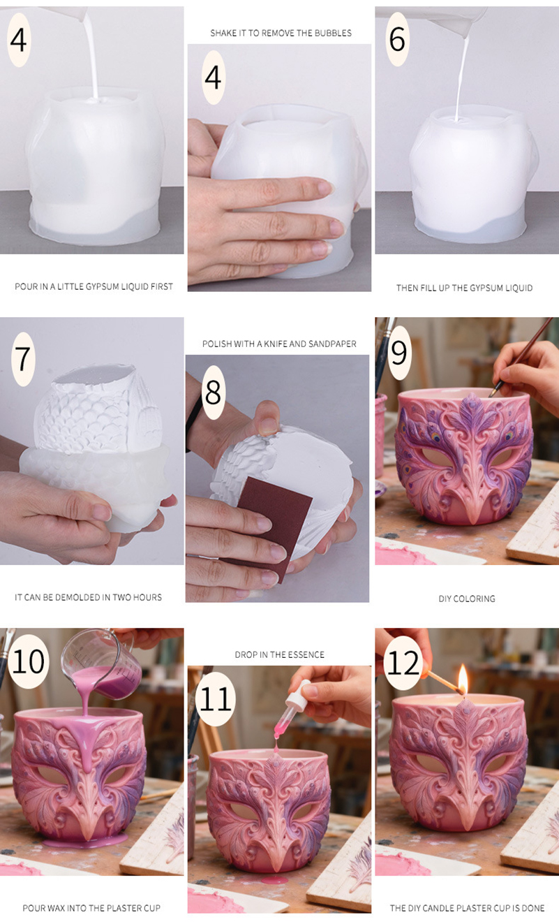 Resin Drip Candle Cups  Cement – Resin Craft Workshop recenzja i cena