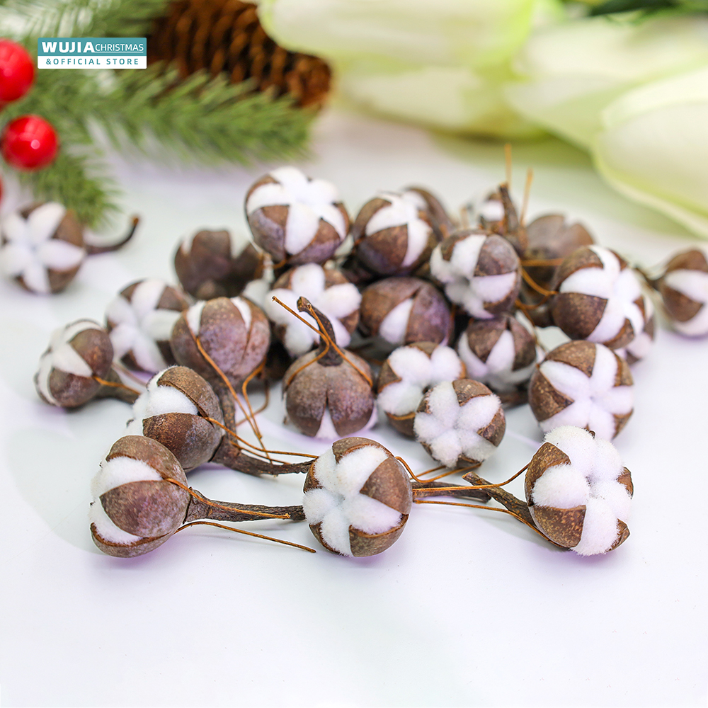 12pcs Artificial Kapok Natural – Dried Flower Bulk recenzja i cena
