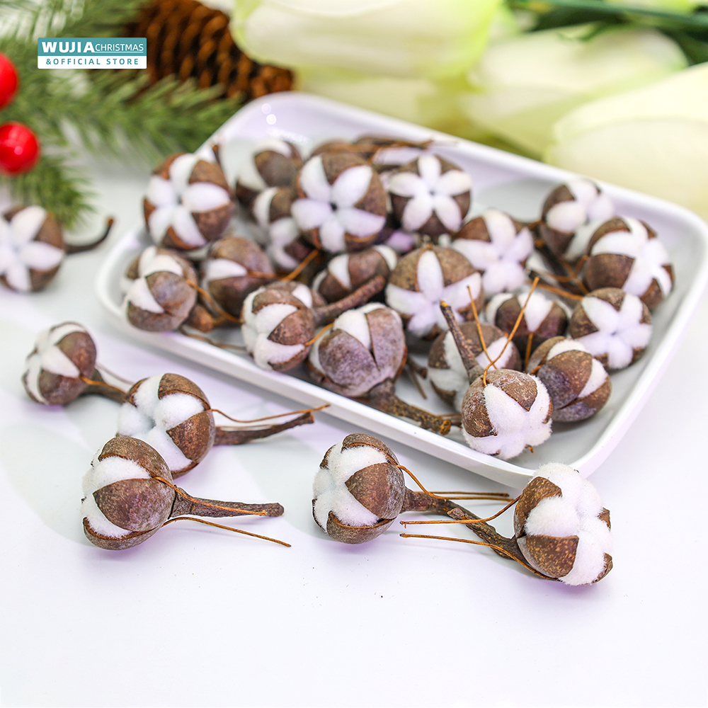 12pcs Artificial Kapok Natural – Dried Flower Bulk recenzja i cena