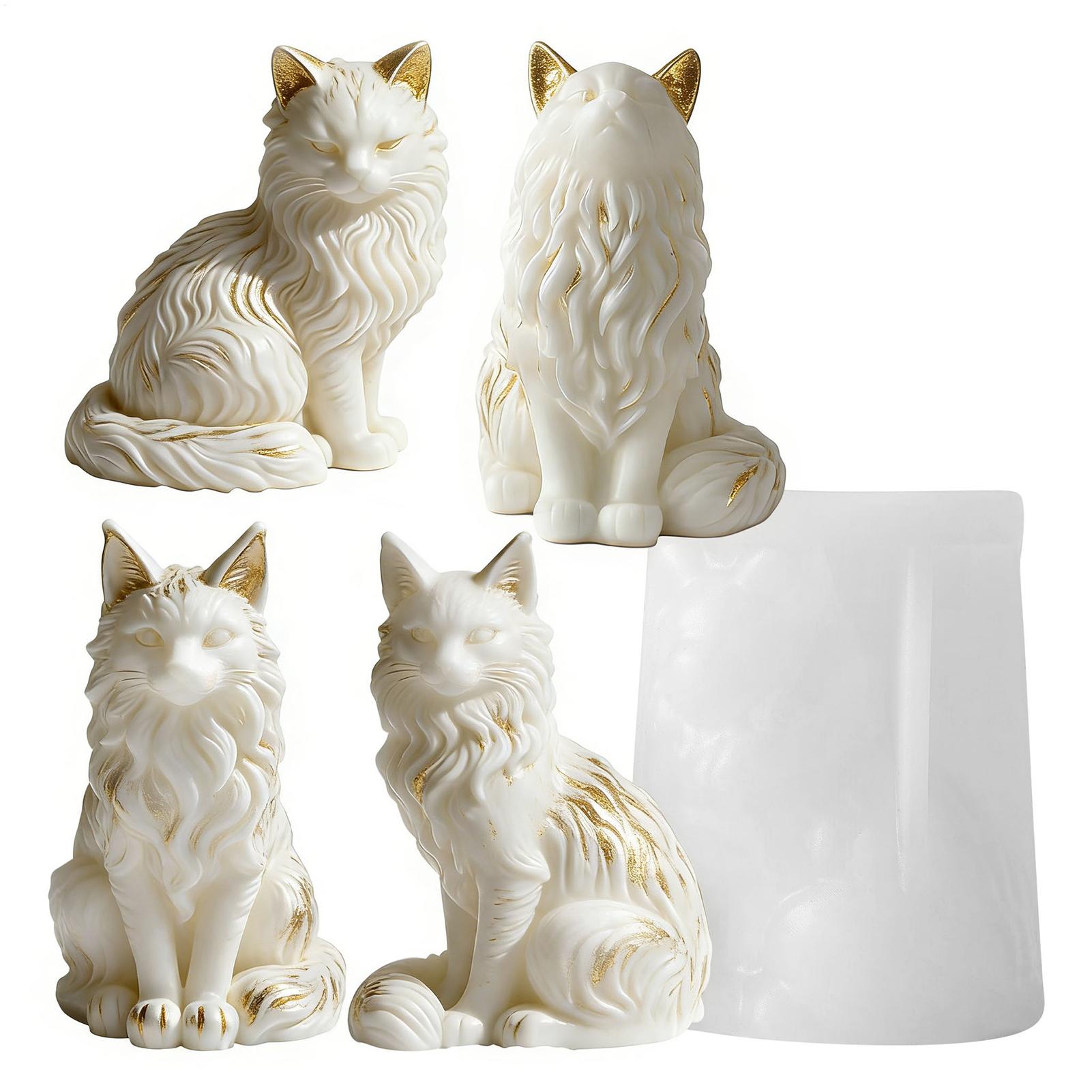 Cat Resin Mold | Sitting Cat S – Resin Craft Workshop recenzja i cena