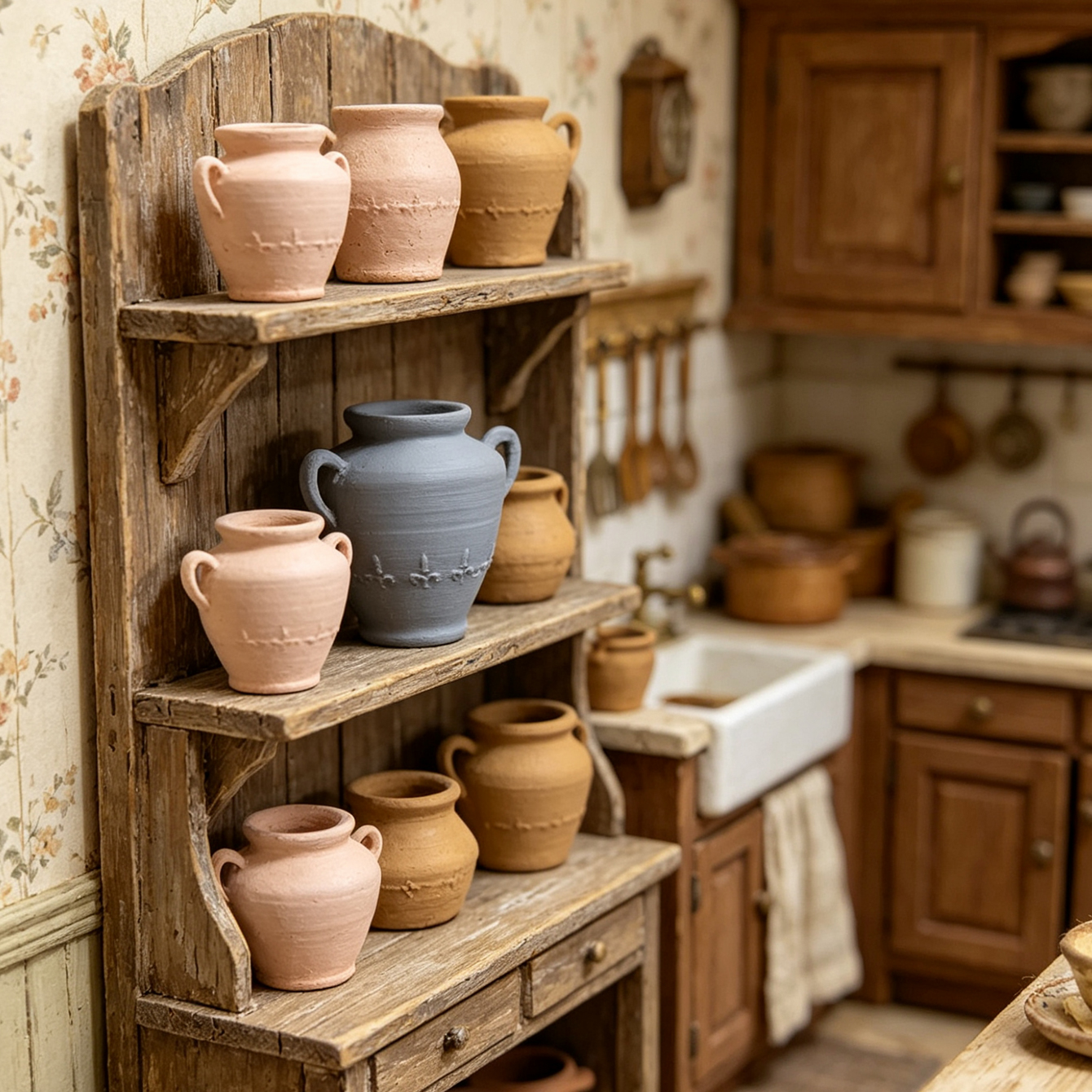 Miniature ceramic three-piece  – Resin Craft Ideas recenzja i cena