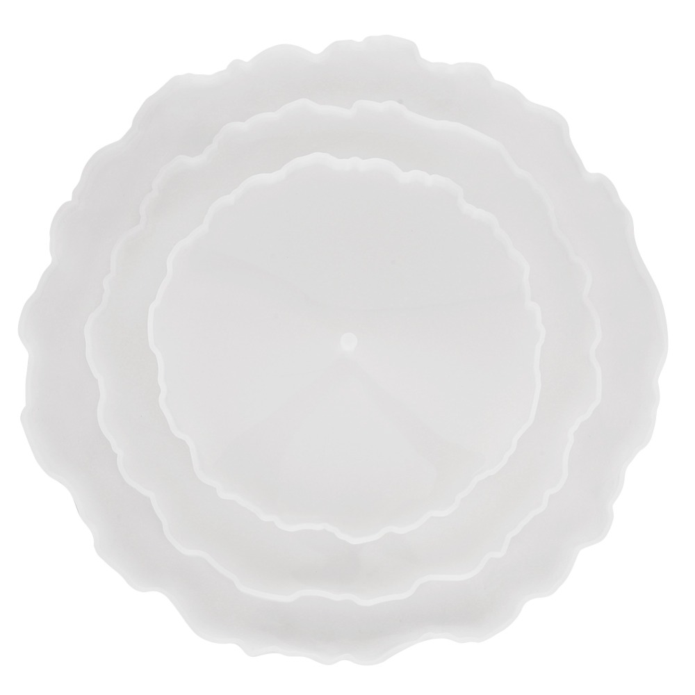 3pcs Irregular Round Fruit Tra – Coaster Mold Round recenzja i cena