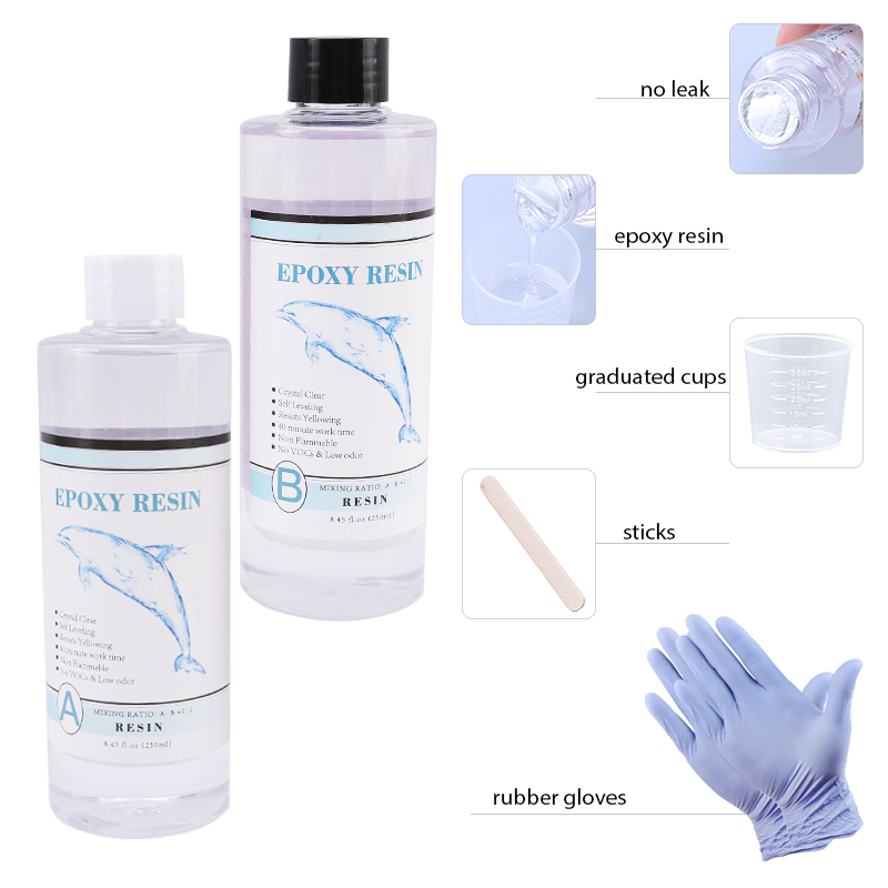 1:1 Clear Epoxy Resin Crystal  – Resin Pigment Set recenzja i cena