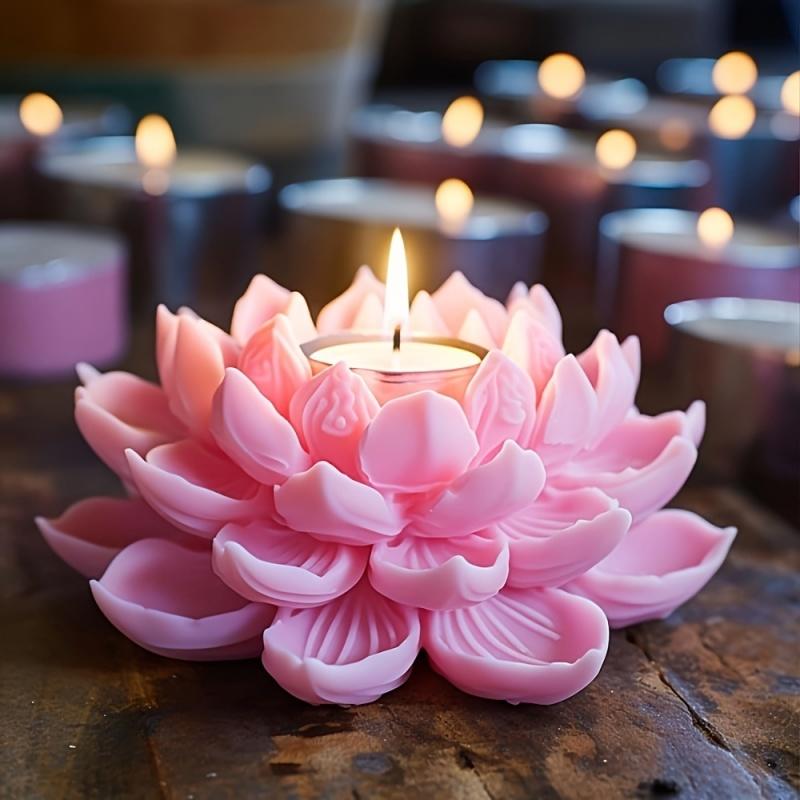 1PC Lotus Flower Candle Mold S – Resin Craft Ideas recenzja i cena