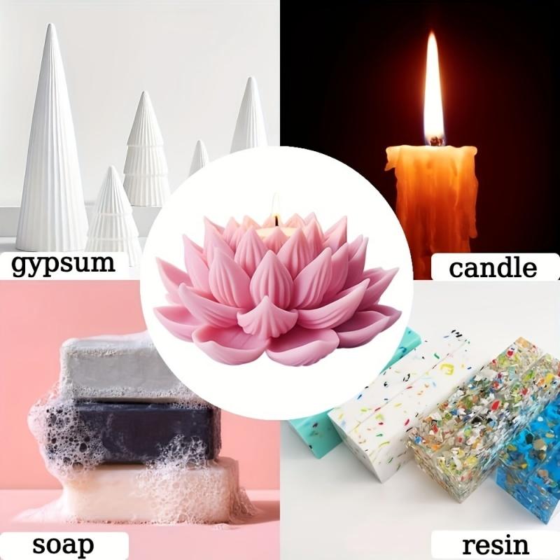 1PC Lotus Flower Candle Mold S – Resin Craft Ideas recenzja i cena