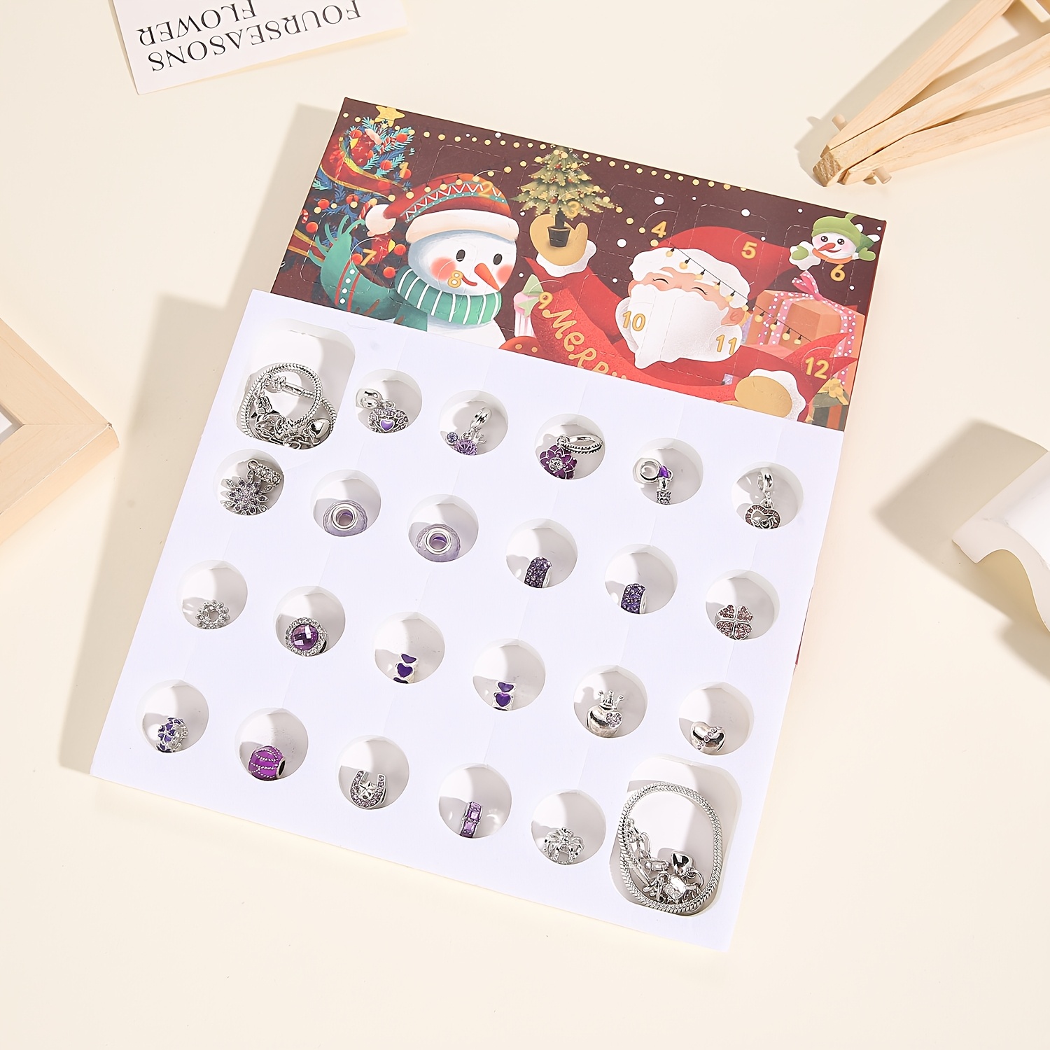 Christmas purple beads DIY jew – Resin Jewelry Kit recenzja i cena