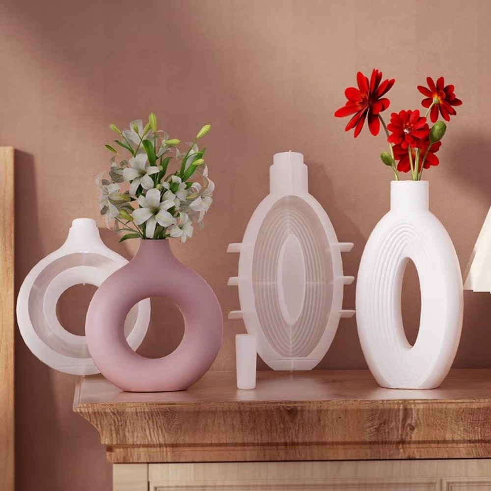 Oval Stripe Silicone Vase Mold – Resin Craft Workshop recenzja i cena