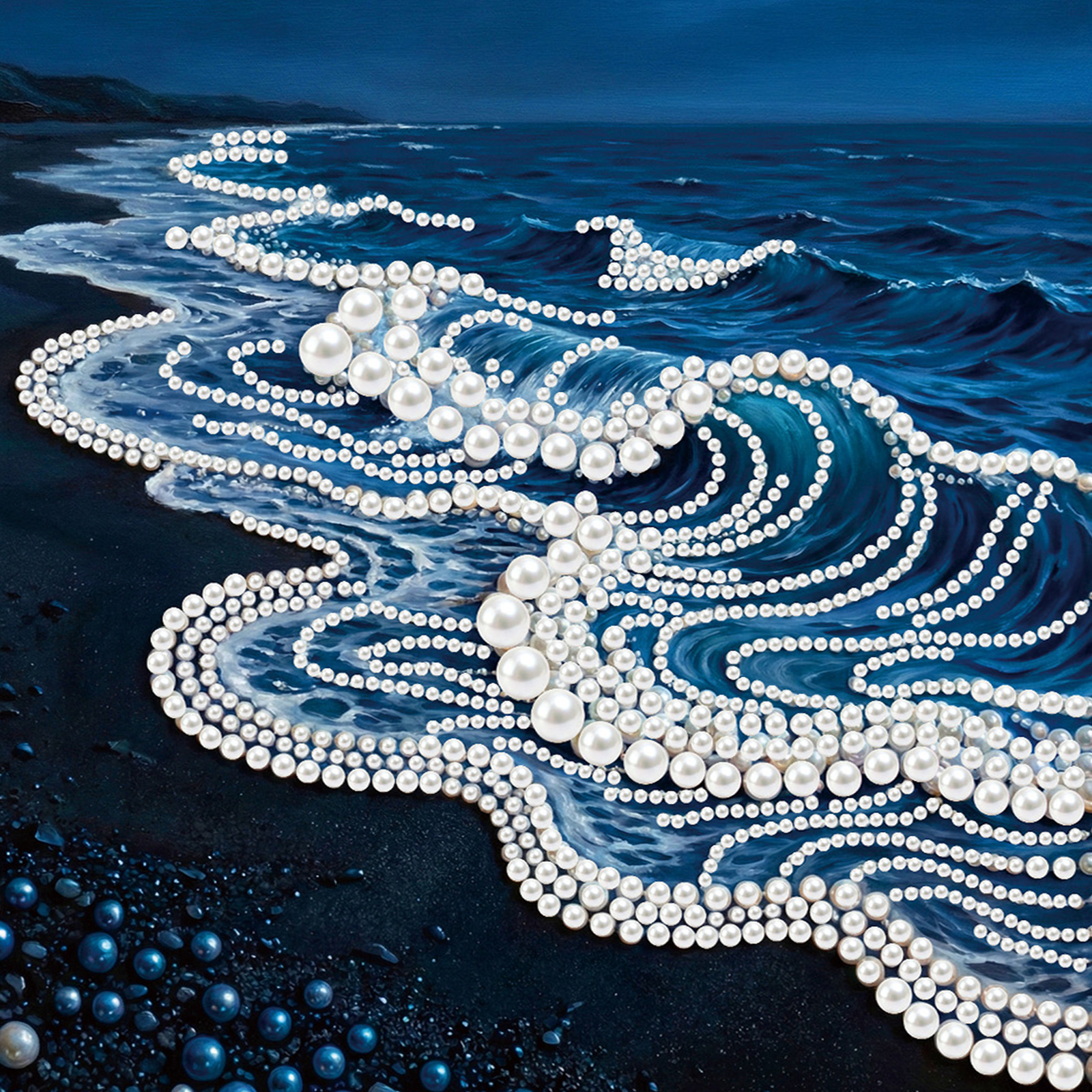 Waves DIY Pearl Painting Kit w – Resin Craft For Beginners recenzja i cena