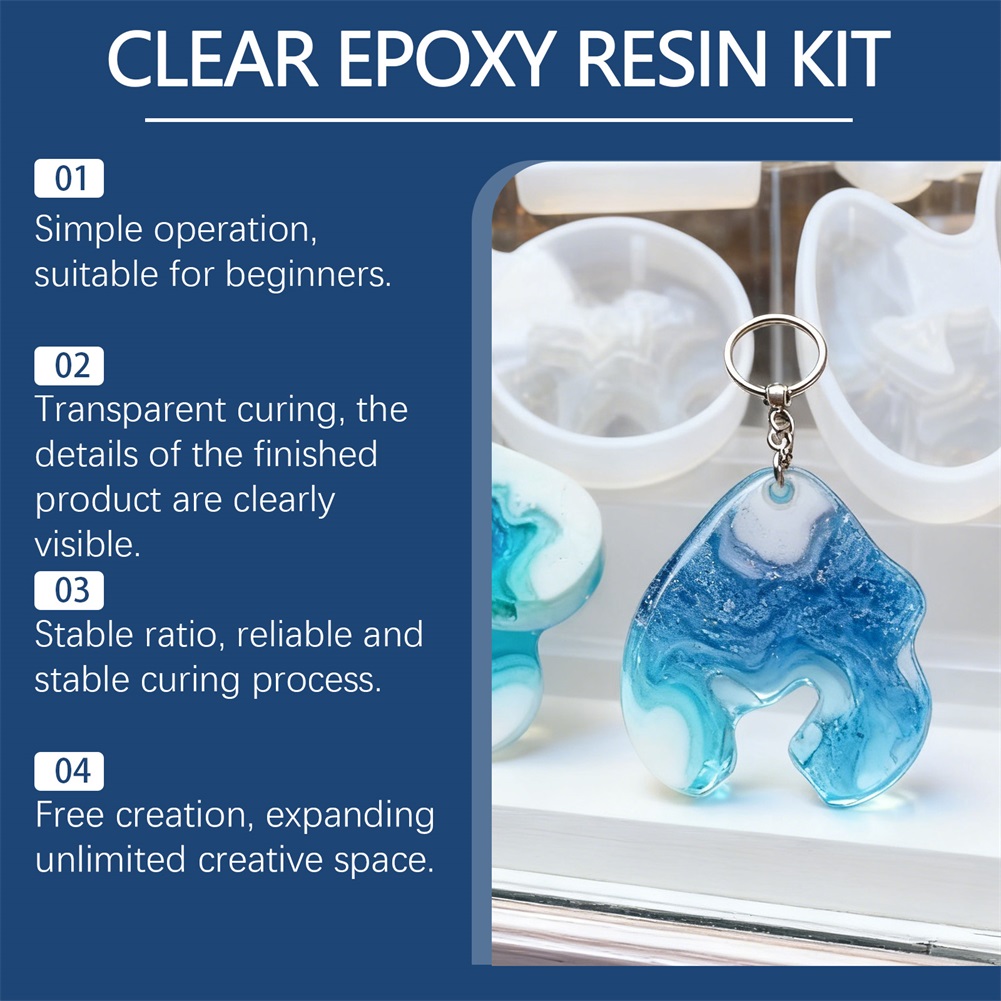 DIY Crystals Clear Epoxys Resi – Resin Jewelry Kit recenzja i cena