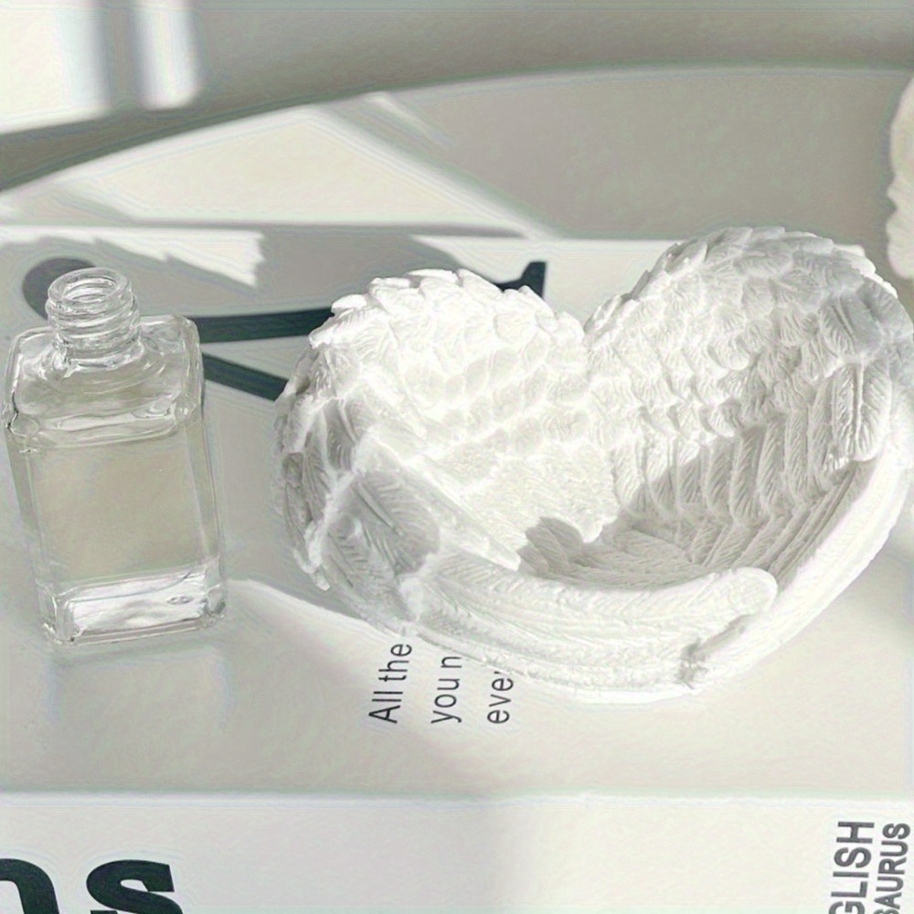 1pc Angel Wing Heart Silicone  – Resin Craft Ideas recenzja i cena
