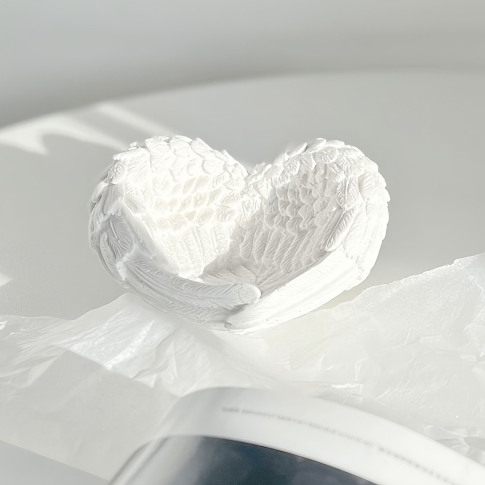 1pc Angel Wing Heart Silicone  – Resin Craft Ideas recenzja i cena