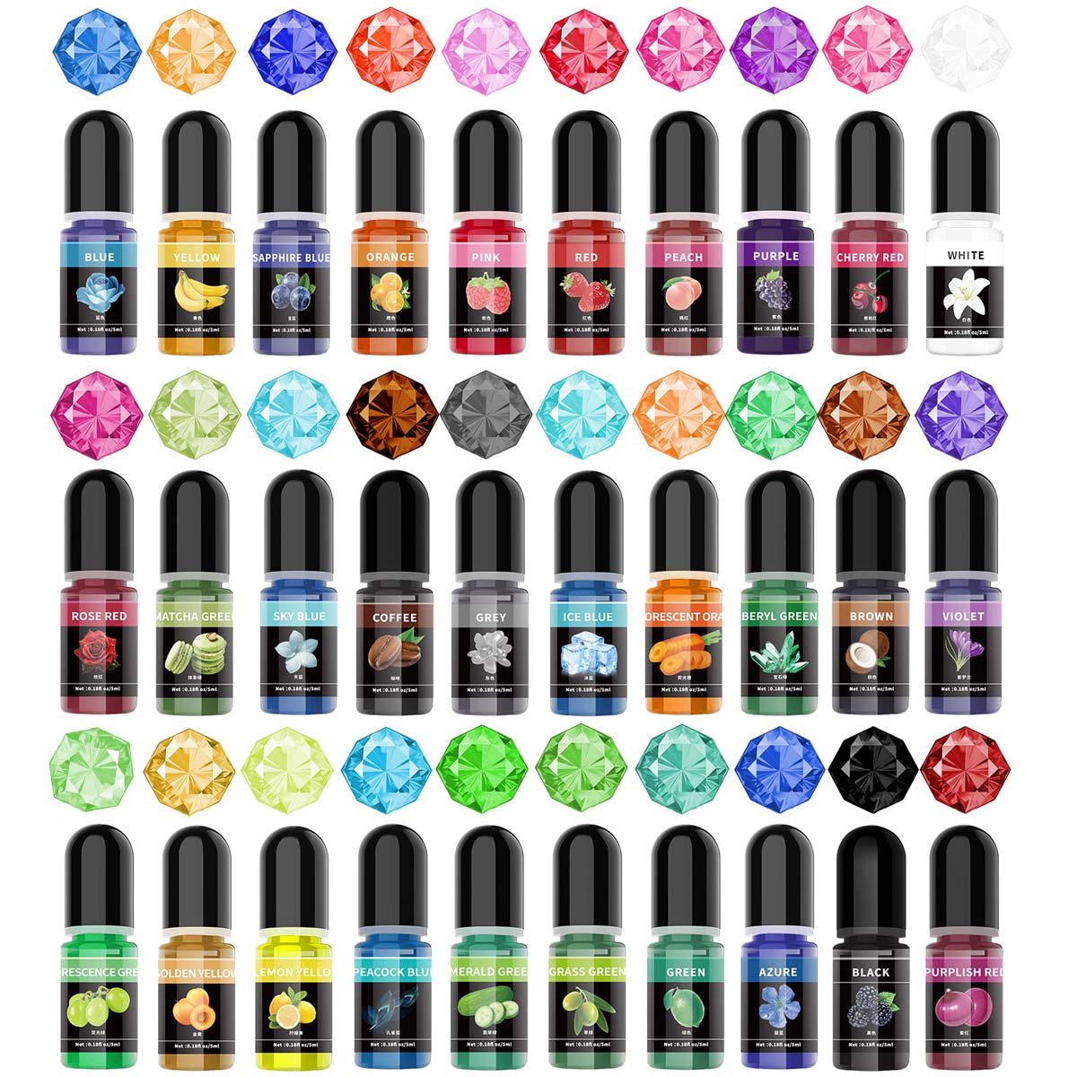 5ml/Bottle Epoxy Resin Pigment – Resin Pigment Set recenzja i cena