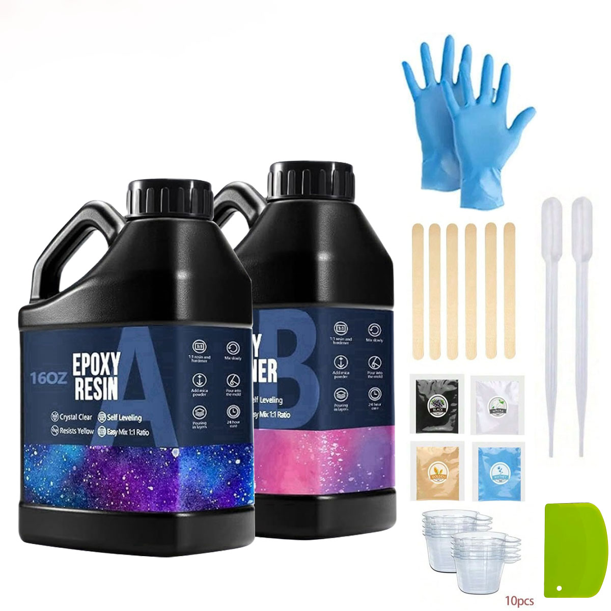 1000ml Crystal Clear Epoxy Res – Resin Jewelry Kit recenzja i cena