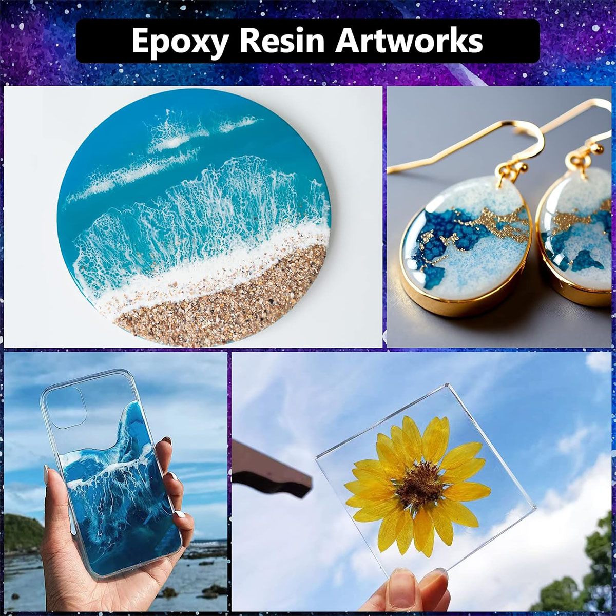 1000ml Crystal Clear Epoxy Res – Resin Jewelry Kit recenzja i cena