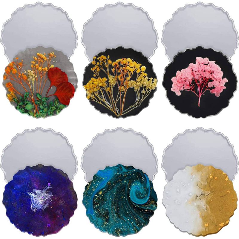 ABVT-12 Pieces Resin Coaster M – Geode Mold Silicone recenzja i cena