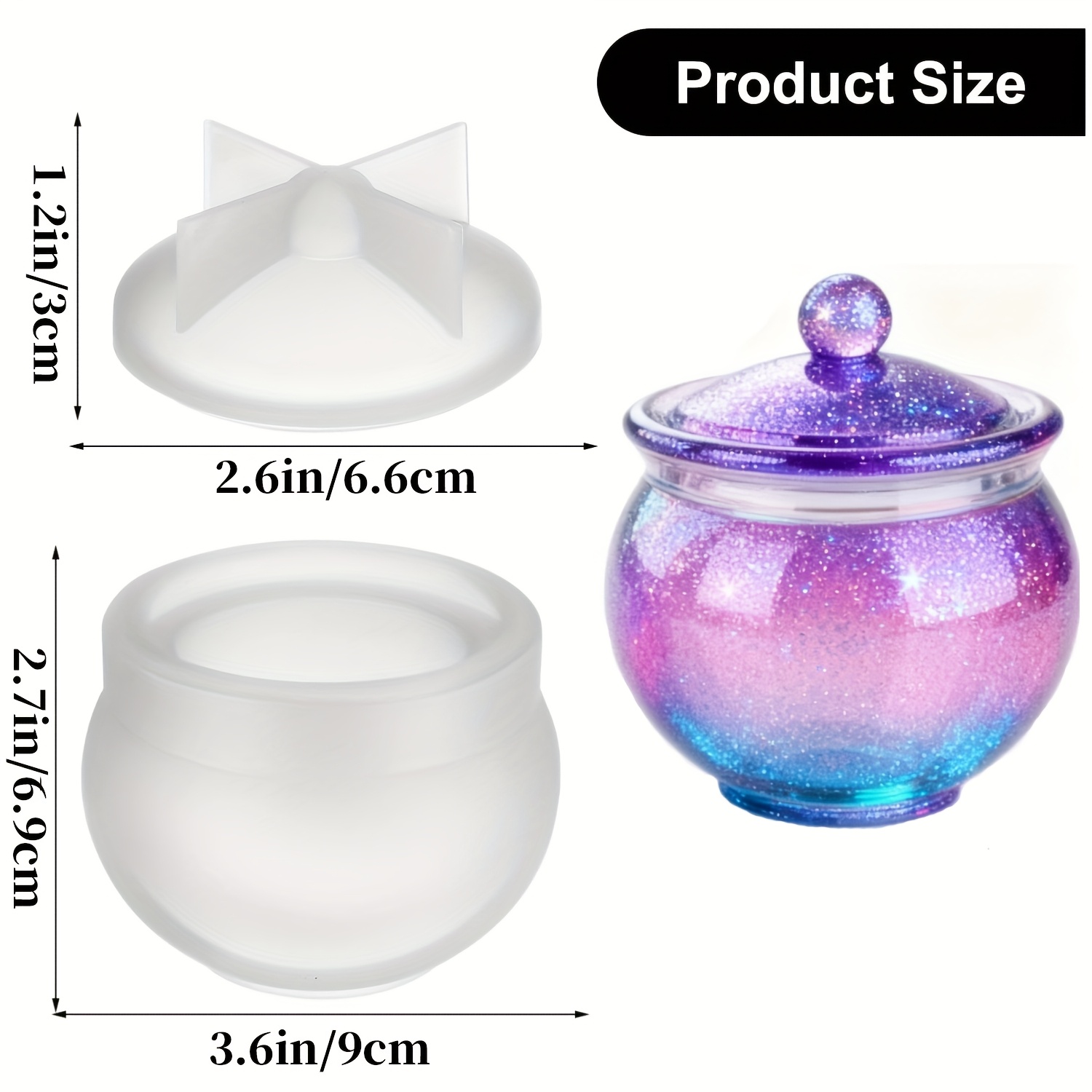 1 set of round resin can molds – Resin Jewelry Kit recenzja i cena