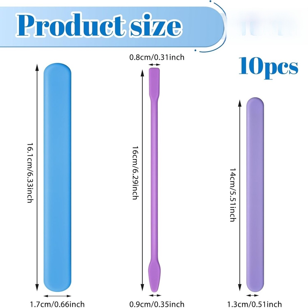 10 Piece Silicone Stirring Set – Resin Craft Workshop recenzja i cena