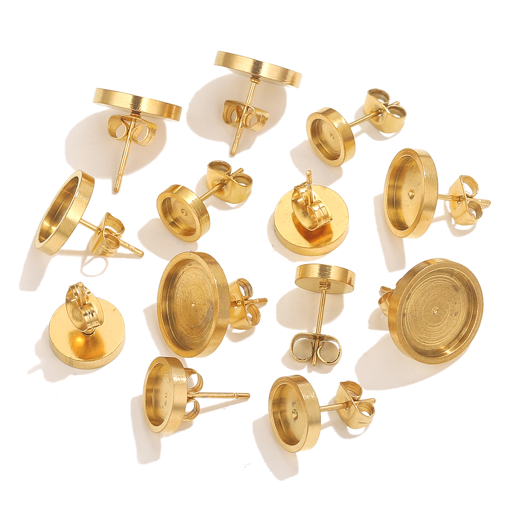 10pcs Stainless Steel Gold Ear – Resin Jewelry Kit recenzja i cena