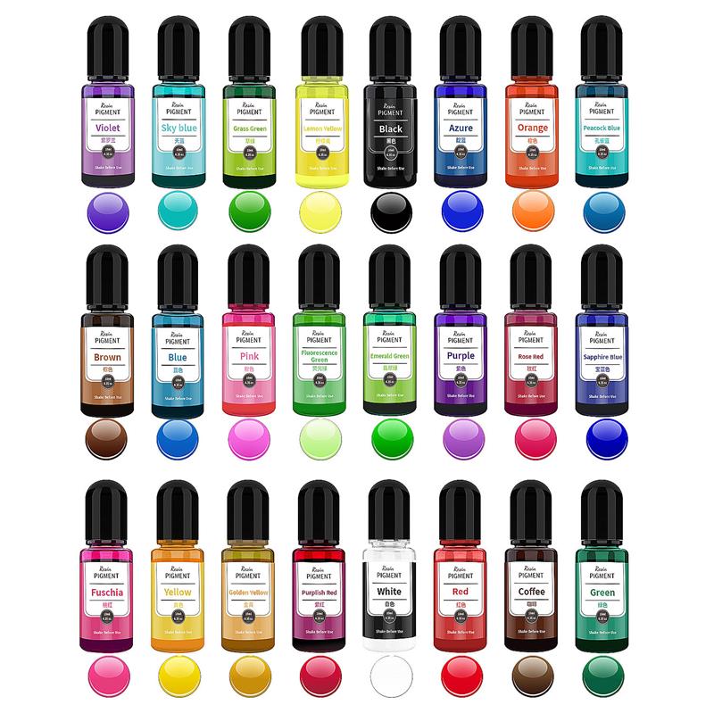 24 Color Art Ink Alcohol Resin – Resin Dye Alcohol recenzja i cena