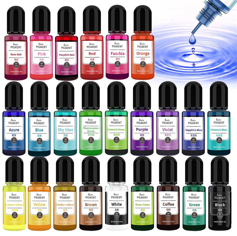 24 Color Art Ink Alcohol Resin – Resin Dye Alcohol recenzja i cena